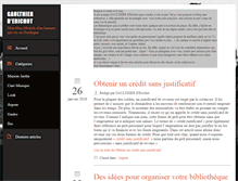 Tablet Screenshot of gdebussac.fr